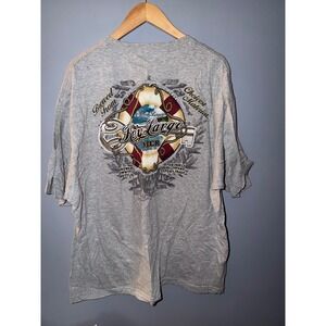 St Johns Bay Graphic Tee Key Largo Beer Brewing Co Grey 2XL